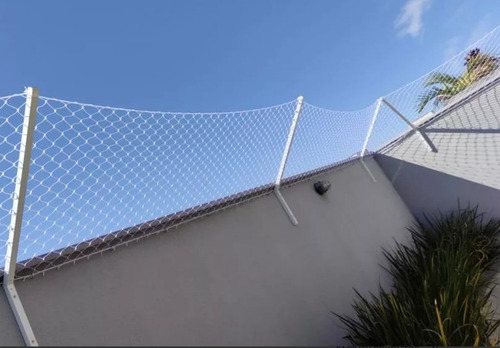 Sistema Anti Fuga Para Gatos - Kit 7 Hastes + Rede Proteção