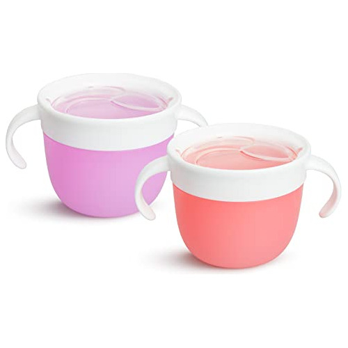 ® Snack Catcher, 2 Paquetes, Rosa/morado