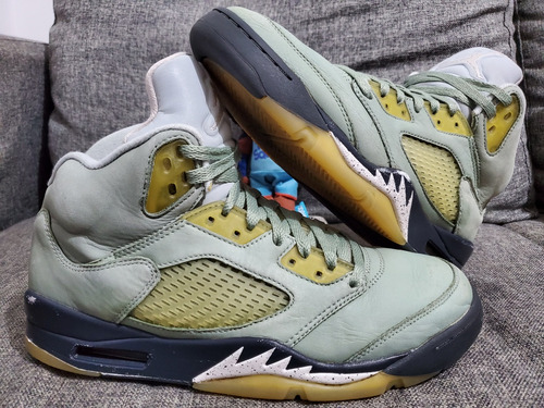 Tenis Jordan Retro 5 Jade 27.5cm Originales Usados