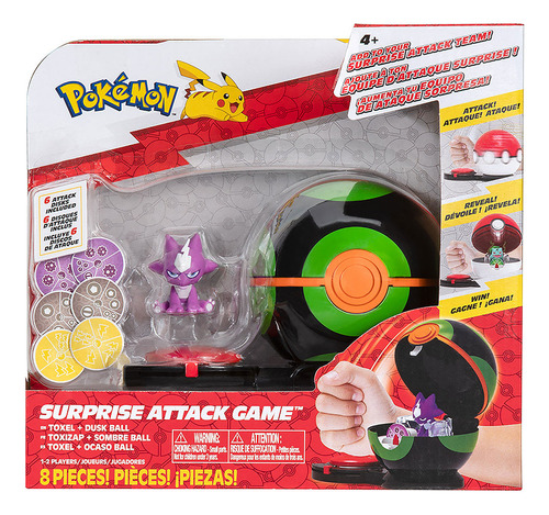 Pokemon - Figura 5cm Ataque Surpresa - Toxel + Dusk Ball