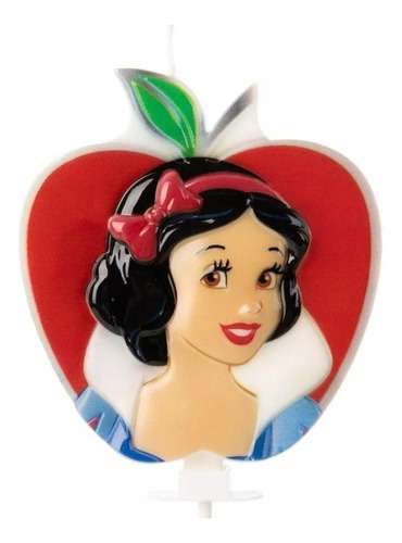 Vela Branca De Neve - Para Aniversário, Bolo E Festa