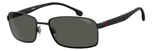 Carrera Gafas De Sol Rectangulares Para Hombre, Gris, 58 Mm,