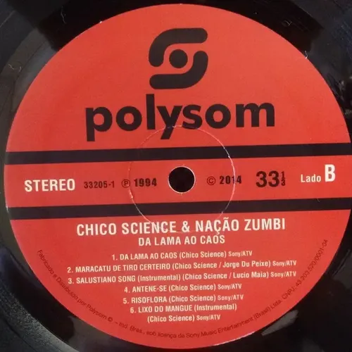 Lp Chico Science & Nação Zumbi - Da Lama Ao Caos 180gr Brazi