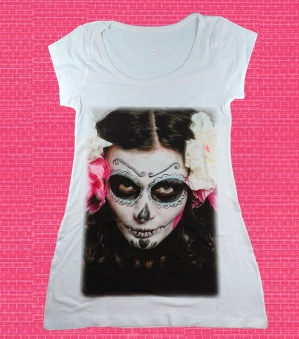 Playera Dama Catrina Muerte Muertos