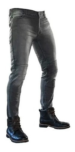 Pantalón Jeans Brooklyn Riders Kingman Gris + Kevlar Rpm