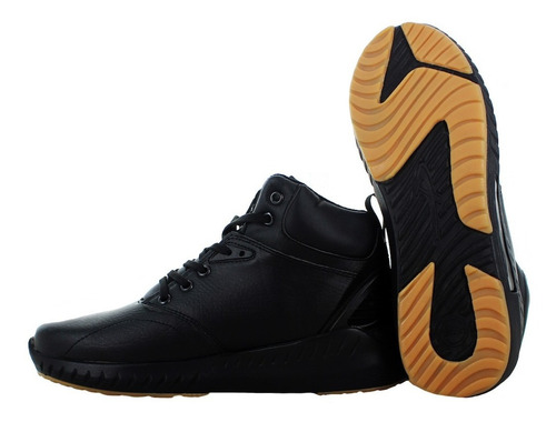 Imagen 3 de 7 de Pontiac Tenis Bota Casual Negro Para Hombre 78774