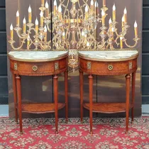 Comprar Mesas De Arrime O De Luz Luis Xvi Francés Mármol $600.000