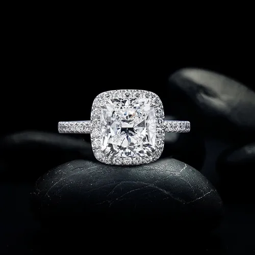 Anillo corte cushion hotsell