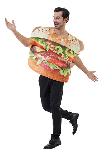 1 Nuevo Disfraz De Hamburguesa De Halloween