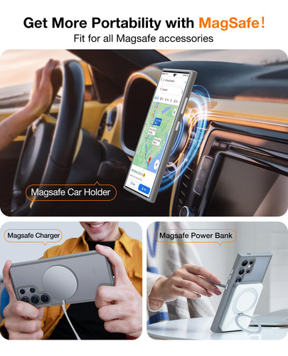 Funda De Teléfono Torras Magnética A Prueba De Golpes Para S