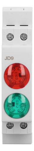 Indicador Led Tipo Din Rail Signal, Rojo Y Verde, Tipo Doble