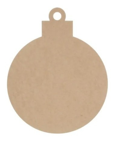 10 Esferas Navideñas Mdf 10cm Diámetro