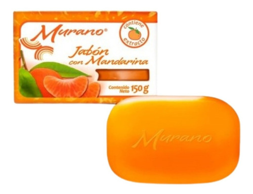 Jabón Barra Murano Natural Mandarina Caja 40 Pz De 150g