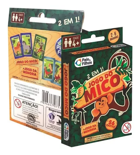 JOGO DE CARTAS MICO