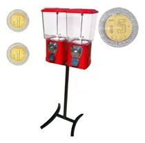 Comprar Maquina Vending Chiclera Doble 2 Y 5 Pesos Pelotas Y Chicle