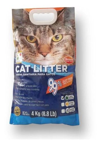Arena Sanitaria Aglutinante Cat Litter 4kg