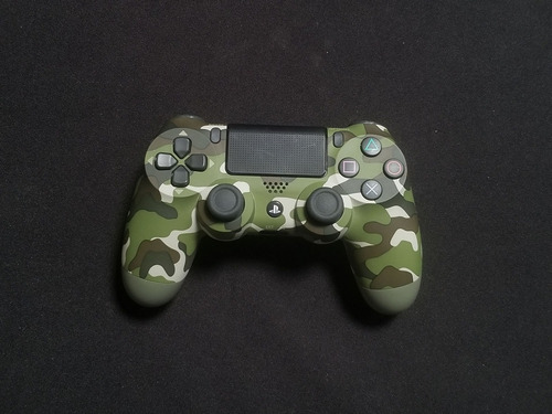 Control Dualshock Play 4 Ps4 Playstation Camuflaje Verde (Usado)
