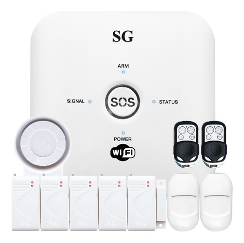 Alarma Wifi Gsm App Tuya Smart Google Home 7s Seguridad Casa