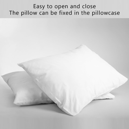 Juego De 2 Fundas De Almohada 100 % Algodón De 700 Hilos, Ul