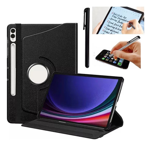 Funda D Cuero + Lapiz Samsung Tab S10 Plus 12.4 Sm-x820 X826
