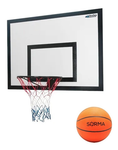 Tablero Basquet Grande Profesional Madera + Pelota N7 + Red