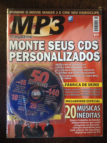 Revista Mp3 Magazine 16 Monte Cds*videos*skins C/ Cd Rom