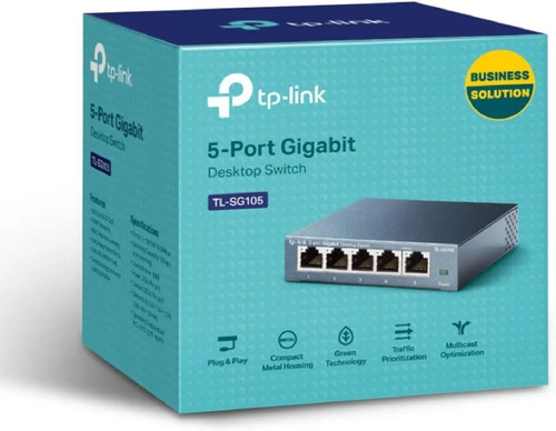 Switch Escritorio Tp Link/5ptos Giga/qos/igmp/tl-sg105