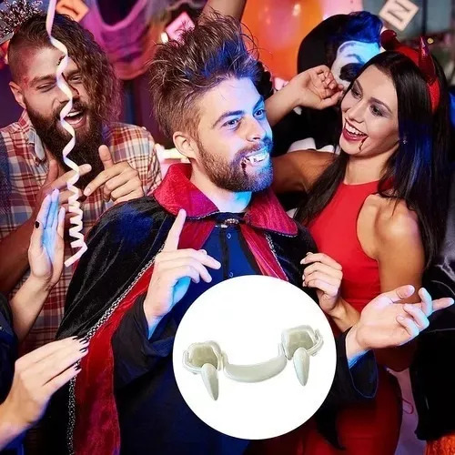 Fantasia De Halloween, Dentes De Vampiro, Presas De Lobo, 4