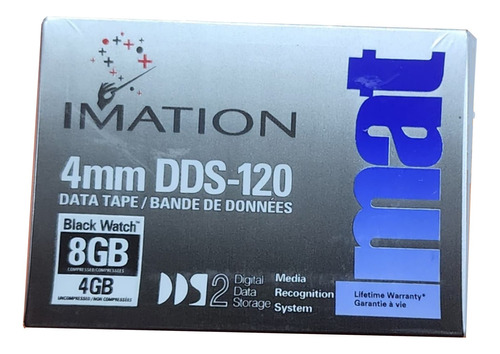Casette Imation 8gb/4gb Dds-120 4mm