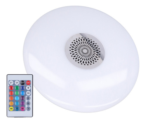 Lámpara De Música Que Cambia De Color Rgb 24 W E27 Contro