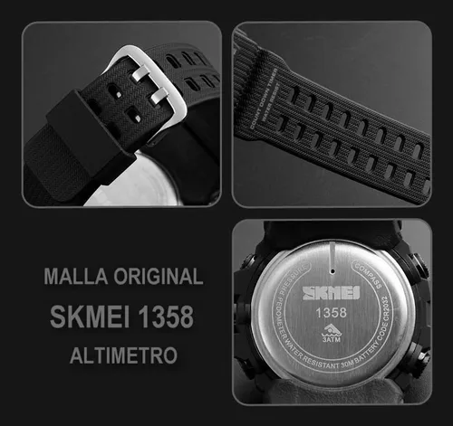 Malla Reposici n Original Para Reloj Skmei Modelo 1358 Env o gratis