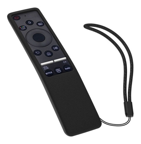 Capinha De Silicone Para Controle Remoto Tv Samsung + Brinde Cor Preto