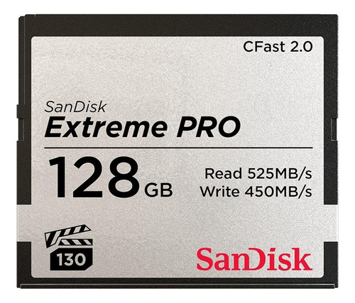 Cartão de memória SanDisk SDCFSP-128G-A46D  Extreme Pro 128GB