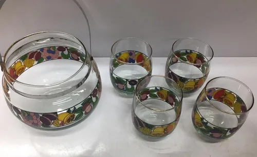 Juego Hielera Con 4 Vasos (Usado)