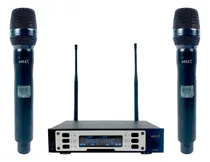 Comprar Microfone Duplo De Mão Sem Fio Uhf 100 Canais 100m Uhf-9000