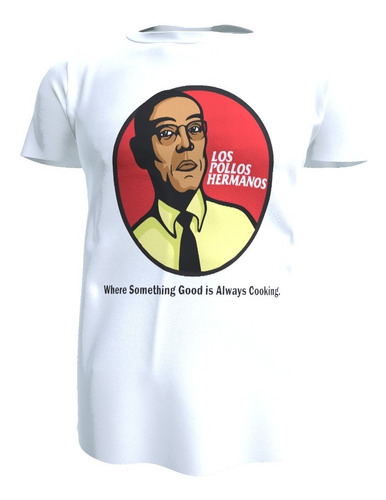 Polera Breaking Bad, Los Pollos Hermanos, Unisex Poliester