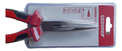 Alicate Tipo Tel Bico Reto 200mm Gedore Red R28502201