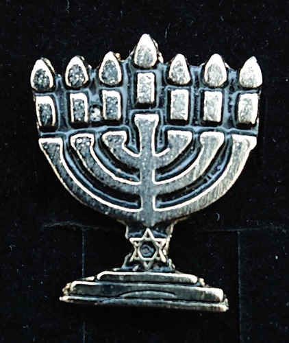 Pin Menorah 7 Brazos Importado De Israel