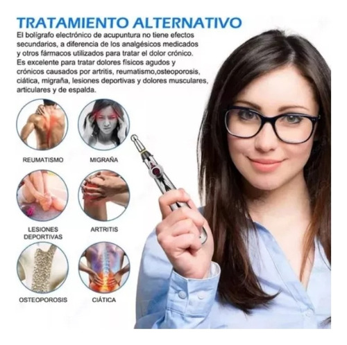 Lápiz Acupuntura Electrónico Recargable Tapete Masajeador