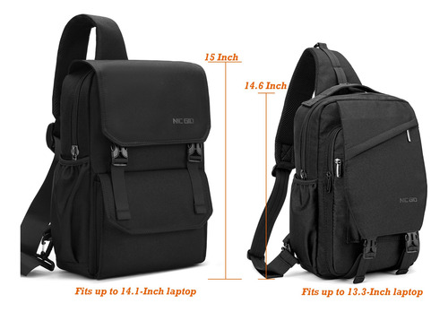 Nicgid Sling Bag Mochila, 13.3 ''bolsa Para Computadora Port