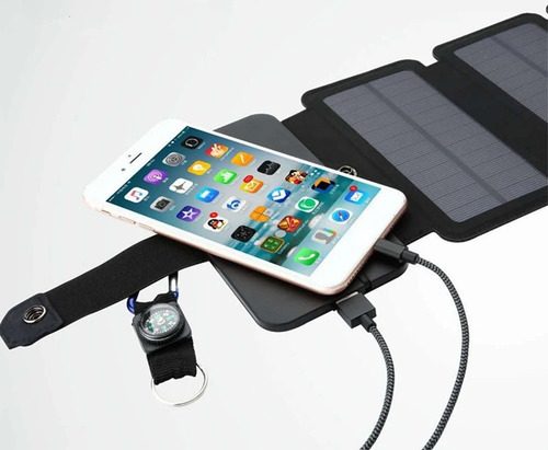 Cargador Solar Plegable Para Celulares