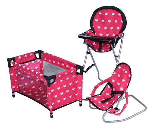 The New York Doll Collection Dolls Mega Play Set Con Silla .