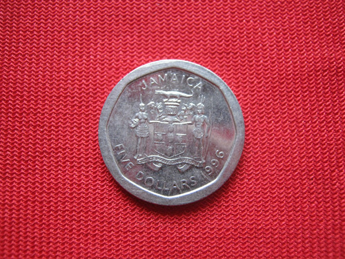 Jamaica 5 Dólares 1996