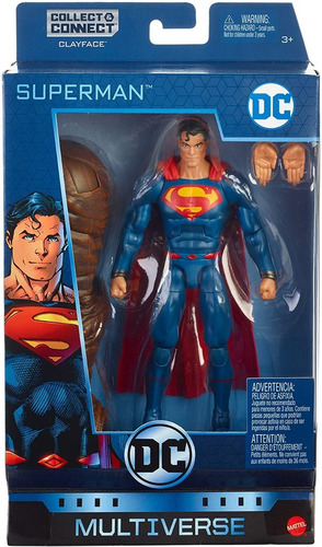 Mattel Dc Multiverse Figura Superman Rebirth 6 Clayface New