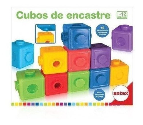 Cubos De Encastre  12 Bloques Antex Art 2283