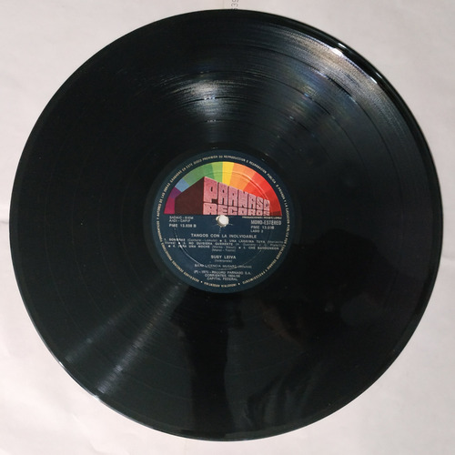 Música Disco Vinilo, Tango Con La Inolvidable Susy Leiva (Usado)