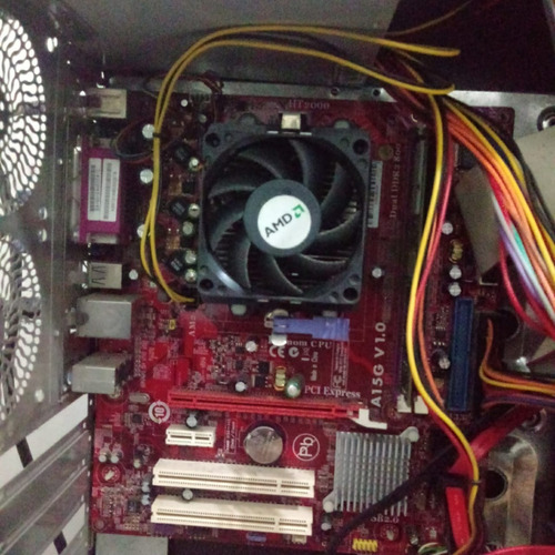 Computador Sempron 3gb 250gb Win7 64bits Sem Monitor