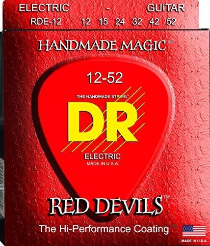 Dr Strings Diablos Rojos  extra-life Rojo Coated Electric 1