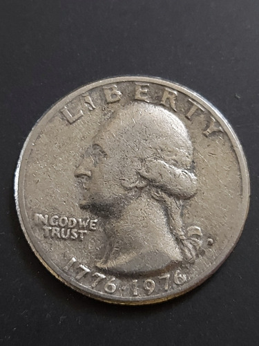 Imagen 2 de 2 de Estados Unidos 1/2 Dolar Bicentenario 1776 - 1976