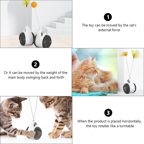 Juguete Para Gatos Balance Swing Car Con Bola De Hierba Gate